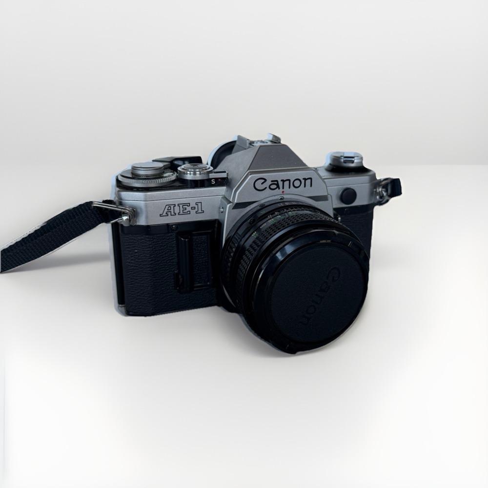 Canon AE-1 35mm Film Camera w/ FD Lens Untested Vintage SLR Japan